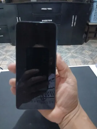 CELULAR MOTO E 22 AZUL*COM DEFEITO*