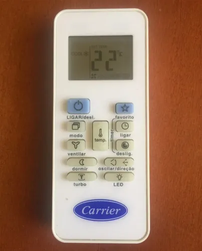 Controle remoto original Carrier