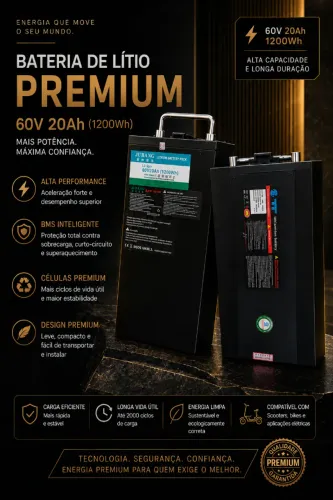 Baterias para scooter elétrica