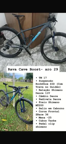 Bicicleta Rava Cave Boost