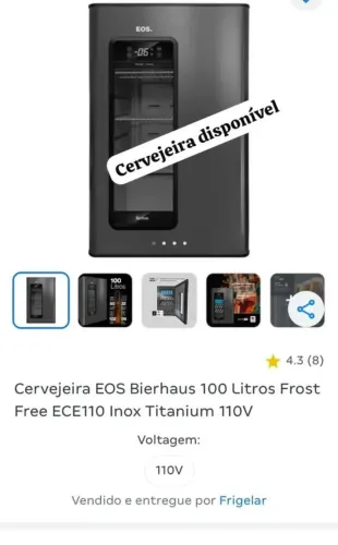 Cervejeira zera lacrada - não aceito ofertas