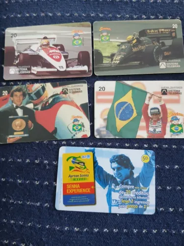 Cartão Telefônico Ayrton Senna