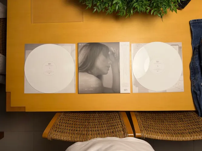 2 LP BRANCOS THE TORTURED POETS DEPARTMENT - TAYLOR SWIFT