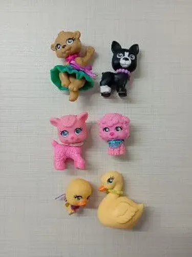Mini pets Polly Pocket - 6 unidades 