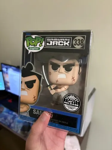 Funko Samurai Jack NFT com Acrilico Simples