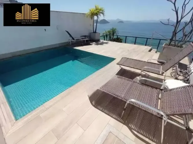 Av. AtlÂntica, Cobertura Duplex, 400m2, 4Qtos, 3 vagas, Copacabana.