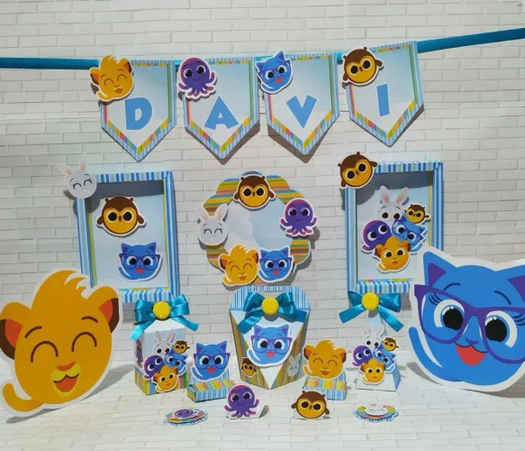 Kit festa - caixinhas personalizadas 