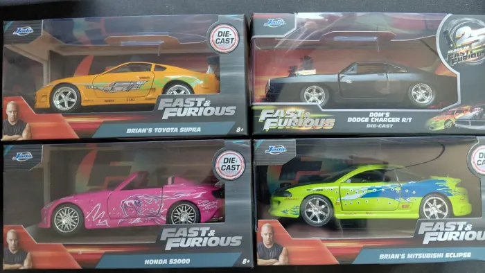 Miniaturas Jada Toys Velozes e Furiosos