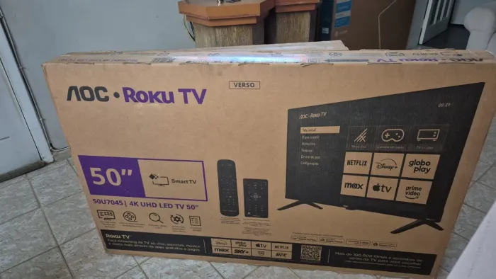 [**oferta**] smart TV 50 polegadas 4k AOC lacrada na caixa+12 meses de garantia+nota!!!!