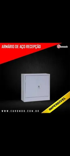 ARMÁRIO DE AÇO COM PRATELEIRA- EUROMOB