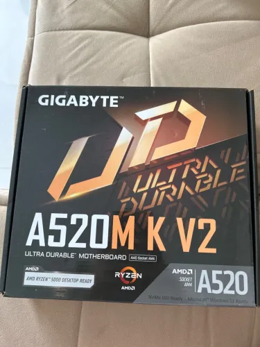Placa mãe GIGABYTE A520M K V2 AMD RYZEN