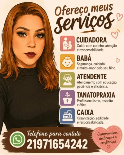 Ofereço meus serviços