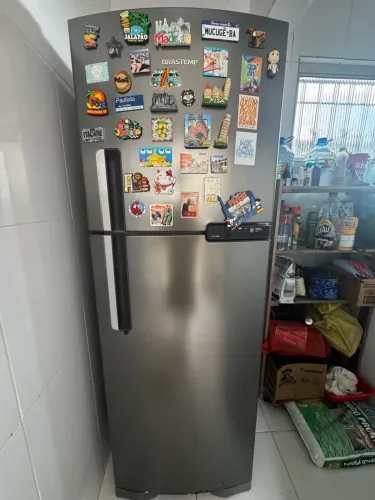 Geladeira Brastemp Frost Free Duplex 375L Inox