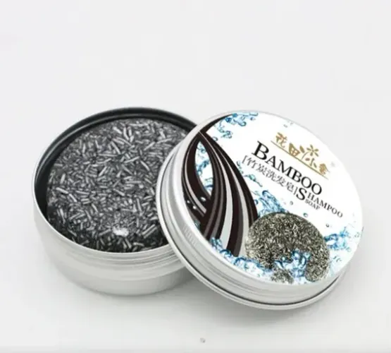 Kit 2 shampoo em barra para escurecimento de cabelos e barba