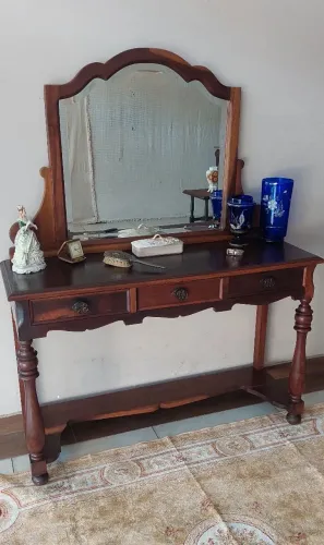 Movel antigo madeira espelho
