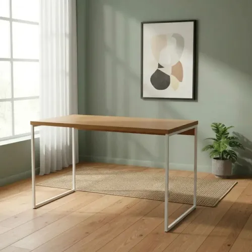 Escrivaninha estilo industrial para escritório