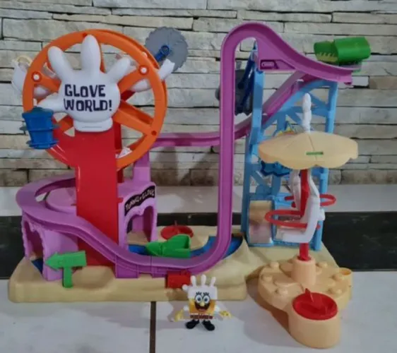 Parque da luva bob esponja imaginext 