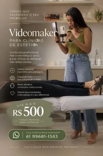 Videomaker para clínica de estética