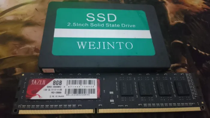 SSD 1 TERA + MEMÓRIA RAM 8GB DDR3