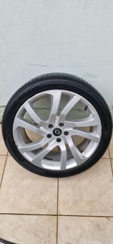 Rodas aro 20 volcano luxor com pneus delinte 