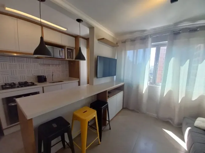 Apartamento com 1 dormitório para alugar, 40 m² por R$ 5.750,00/mês - Moema - São Paulo/SP