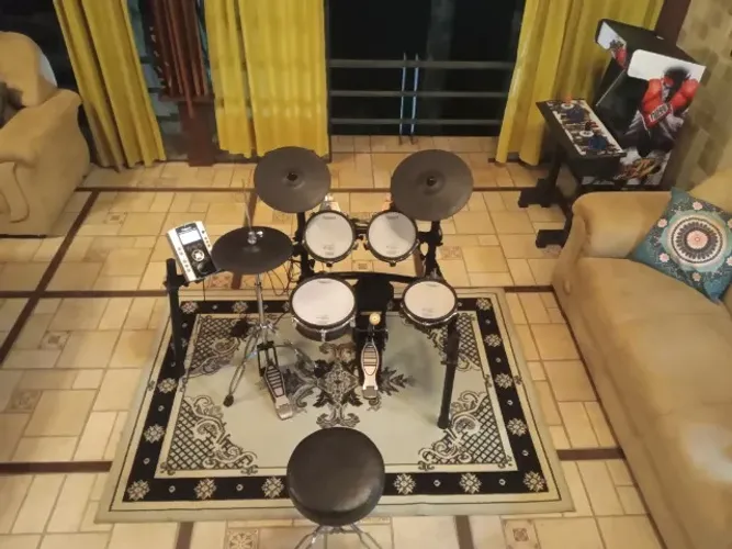 Bateria eletrônica roland td9 td 9 td-9 kx2 impecável raridade