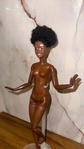 Barbie fashionistas vitiligo made to move