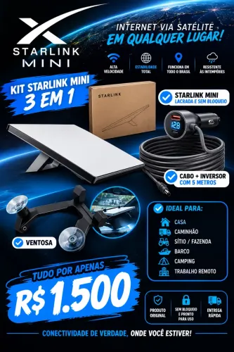 Vendo kit completo starlink mini