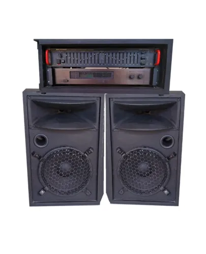 CONJUNTO DE SOM - Na 2200, Equalizador e 2 Caixas