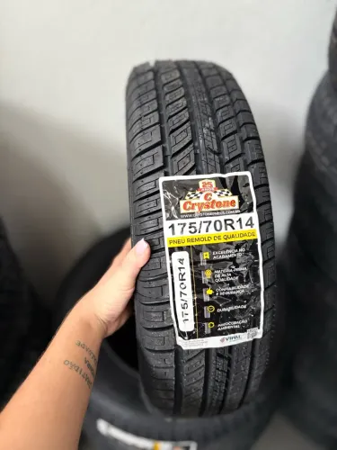 Pneu remolde 175/70R14 (montagem grátis, inmetro)