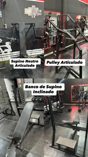 Equipamentos de academia 