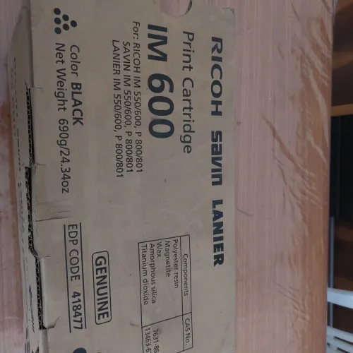 Toner ricoh IM 600 novo original 
