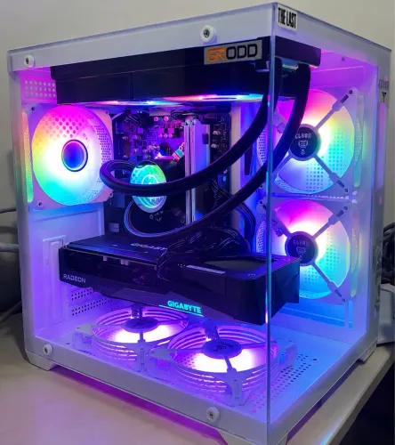 PC Gamer Completo | Ryzen 5 3400G + Gigabyte RX 7600 Gaming OC 8GB | 16GB RAM | SSD 1TB