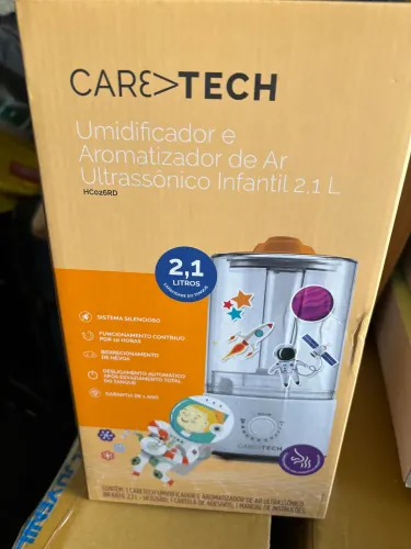Umidificador e aromatizador Caretech novo na caixa