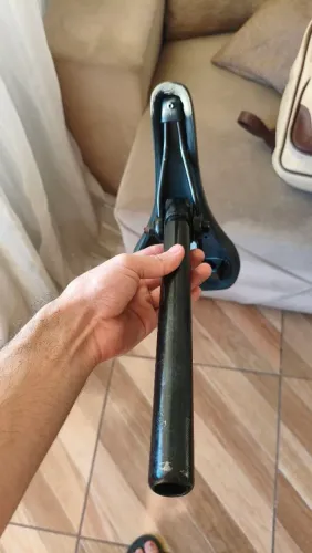 Selim com canote - banco - sela assento de bicicleta