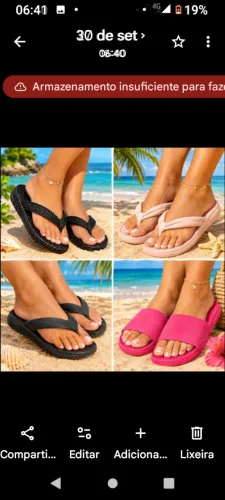 Chinelo Nuvem