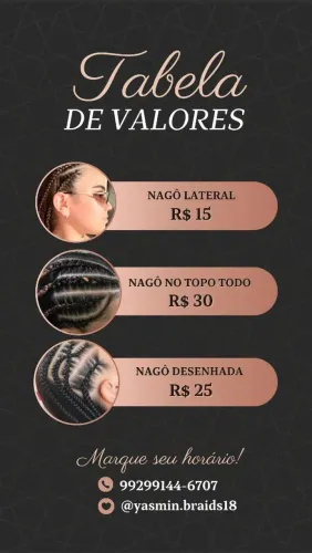 Faço tranças e penteado em Manaus