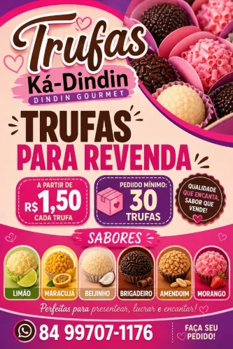 Trufas para revenda
