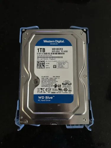 Hd sata 1 terá marca Western Digital modelo WD Blue