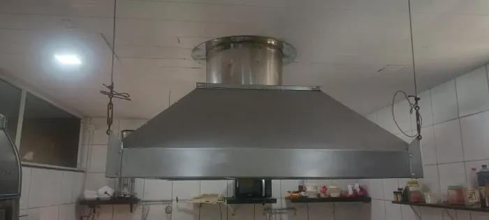 Exaustor Coifa Inox Cozinha Industrial (2 unidades)