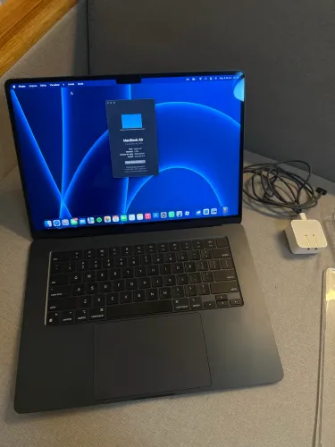 MacBook Air M2 15" Midnight 256GB | Excelente Estado | 91% Bateria