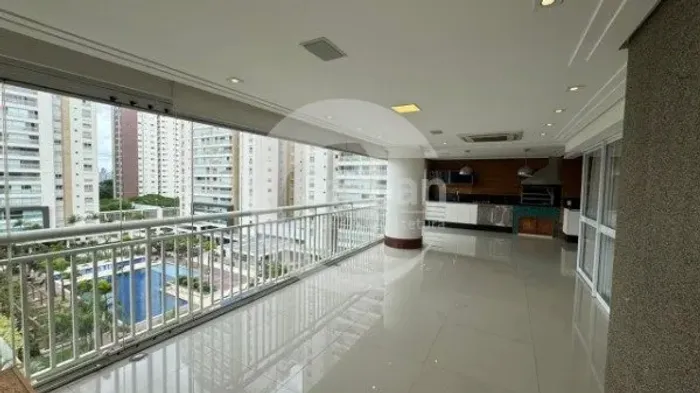 apartamento alto padrão com 4 suítes, 242 m², frente piscina
