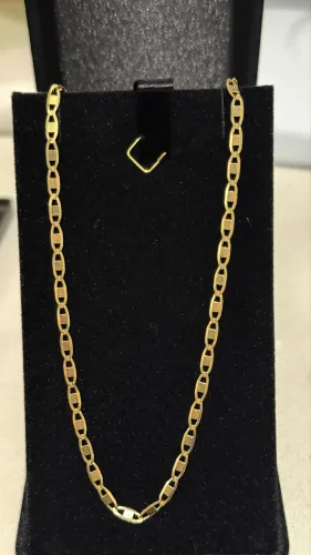 Corrente de ouro piastrine 18k