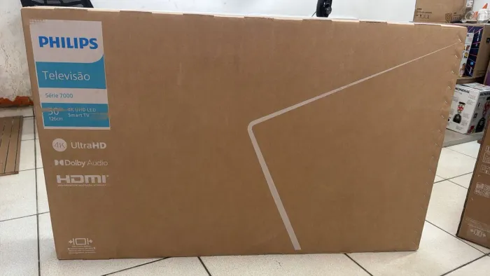 Smart TV Philips 50 4K Ultra HD Série 7000 - Nova | R$ 1.899 à vista