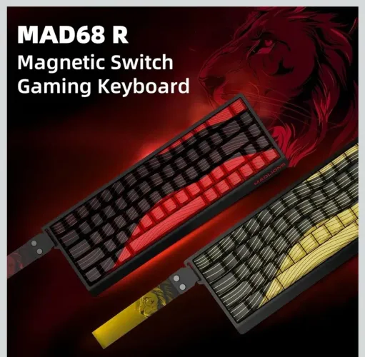 teclado mecânico Madlions MAD 68 R.