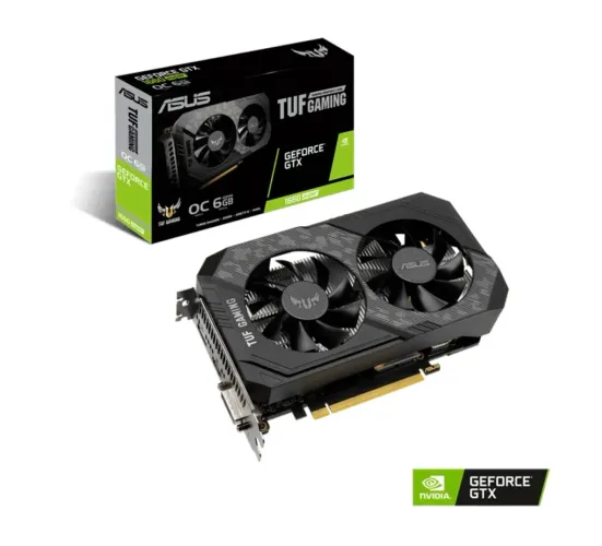 Placa de Vídeo Asus NVIDIA GeForce TUF GTX 1660 Super O6G Gaming OC, 6GB GDDR6, IP5X, Pret