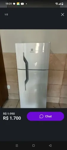 Geladeira eletrolux gelo seco, em ótimo estado
