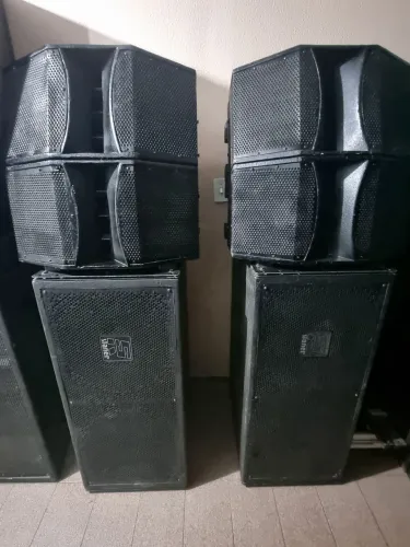 Som completo line sub potência mesa de som