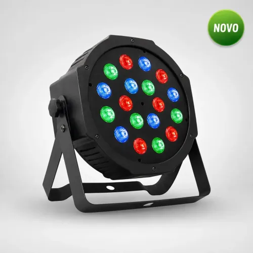 Canhão de LED Mini Par RGB DMX Iluminação Profissional para Festas e Eventos