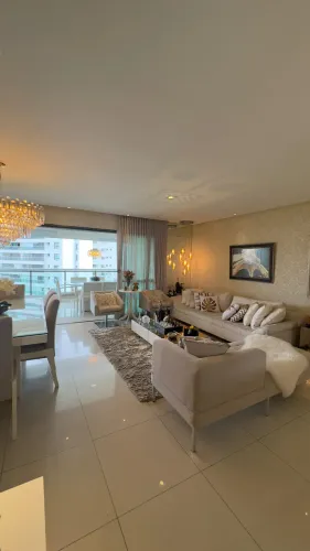 Le Parc 196m², suíte master com closet, 4/4, finamente decorado, mobiliado, 4 suítes, área
